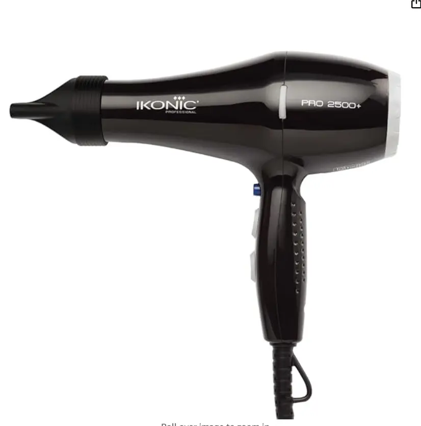 Ikonic - Hair Dryer - Black - 2500Watts