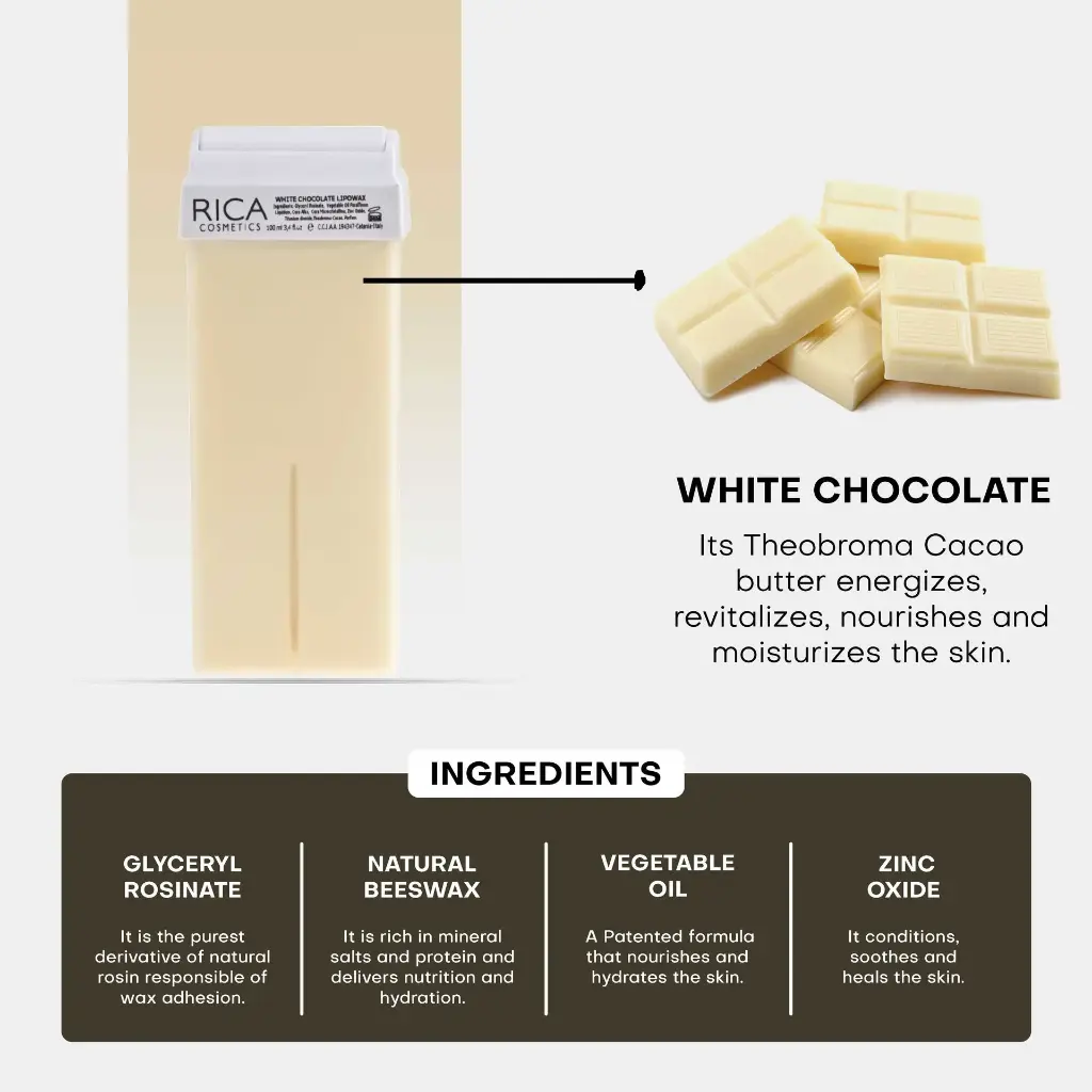 [S0421] Rica White Chocolate Wax Refill